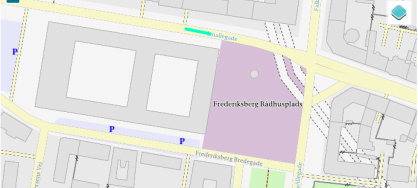 Markering af råden over vej