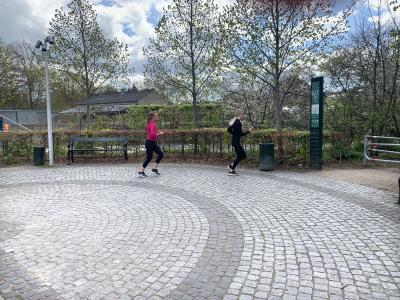 Plads ved Den Grønne Sti på Thorvaldsensvej