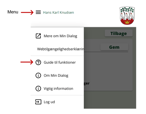 Guide til funktioner