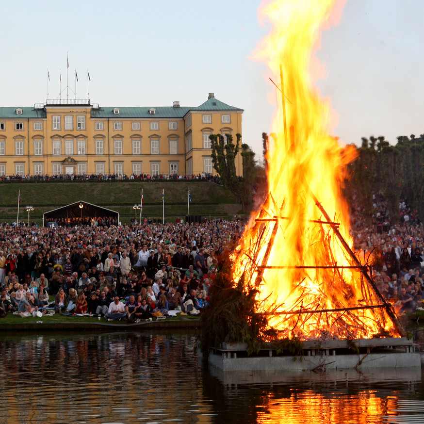 Sankt Hans aften i Frederiksberg Have